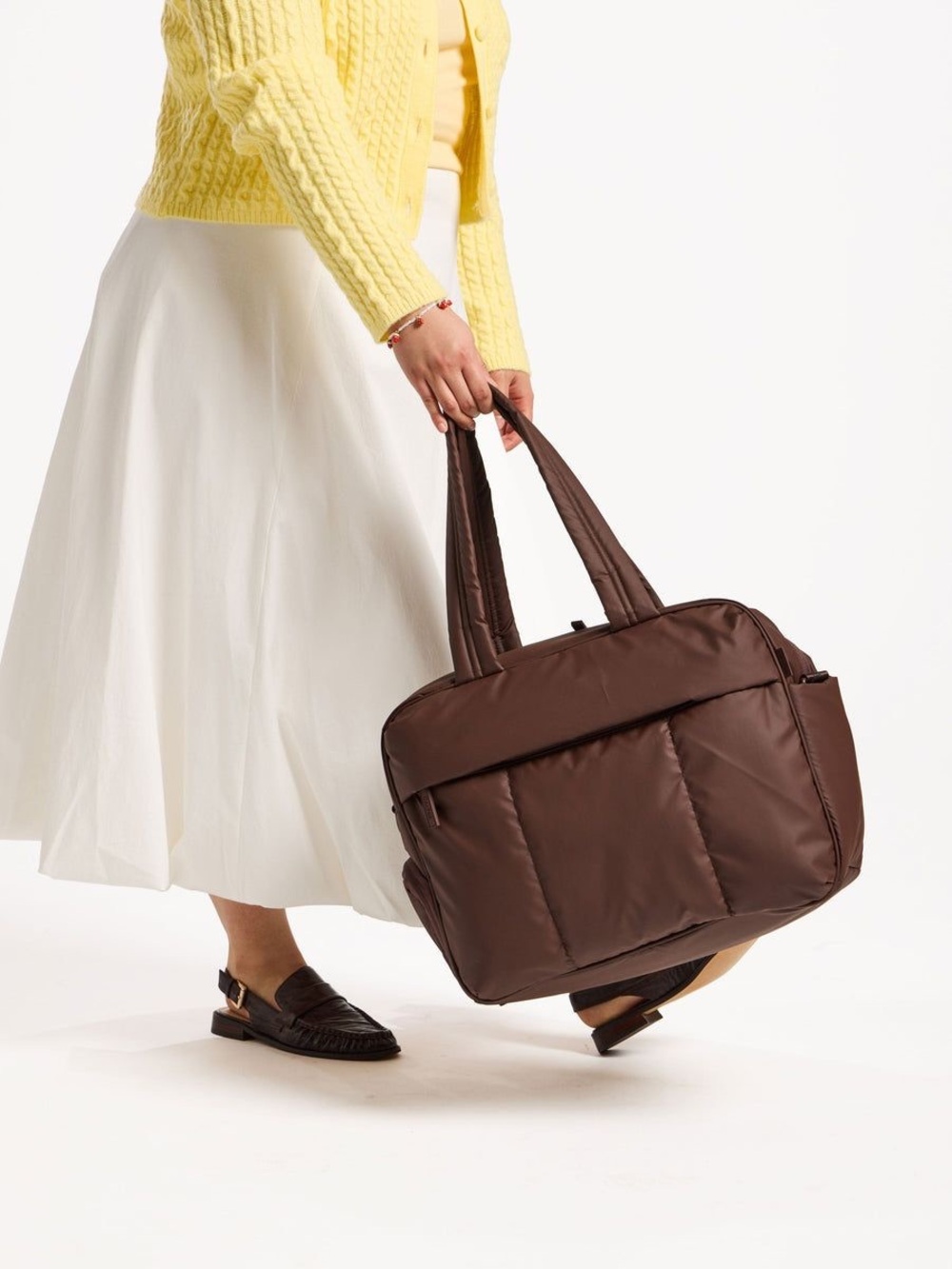 CALPAK Luka Duffel in Walnut - Picture 3 of 6